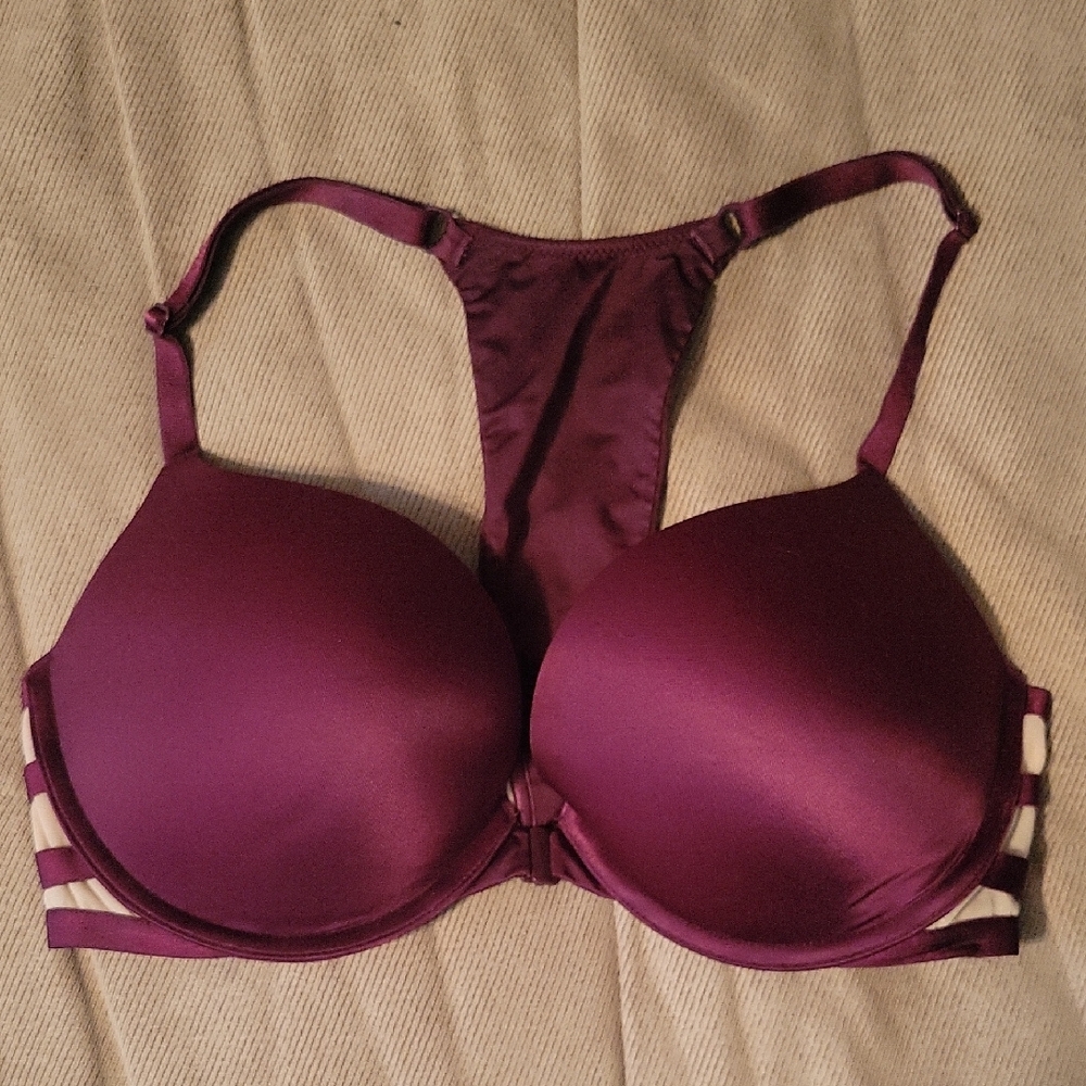 Victoria's Secret Deep Purple T-Back Push up Bra